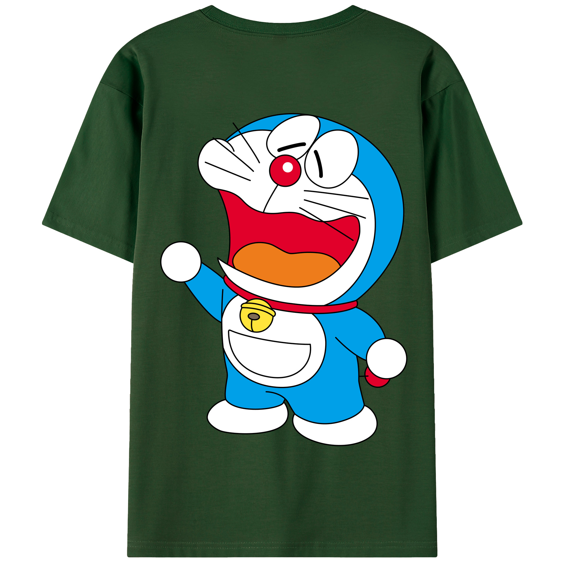 （画像用） ドラえもん Doraemon 綿100％半袖Tシャツ（背面プリント）